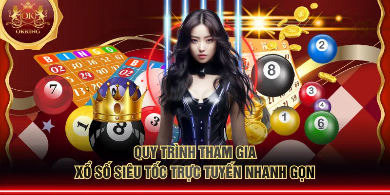 Quy trình tham gia xổ số siêu tốc trực tuyến nhanh gọn